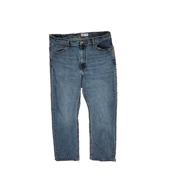 Wrangler 36x31 Relaxed Boot Cut Jeans Flex Stretch Denim Modern Work - Picture 1 of 5